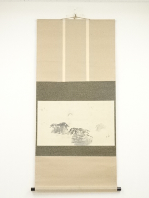 JAPANESE HANGING SCROLL / HAND PAINTED / CALLIGRAPHY